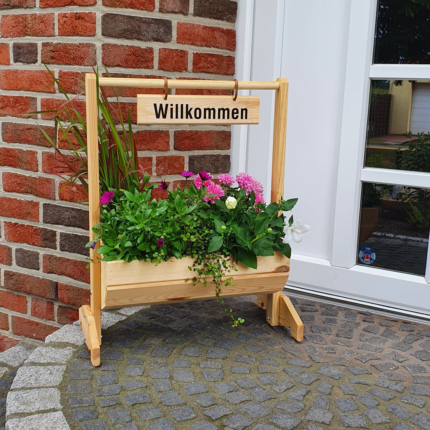 Blumentrog "Willkommen" klein