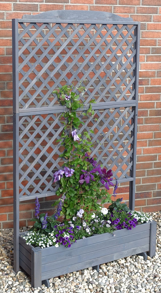 Rankkasten "Romantica" 120x210 cm, grau