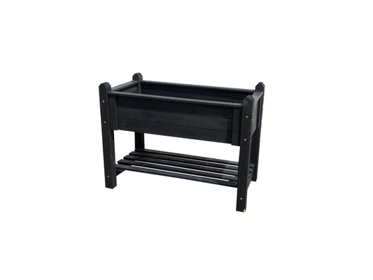 Kräuterbeet massiv, anthrazit, groß