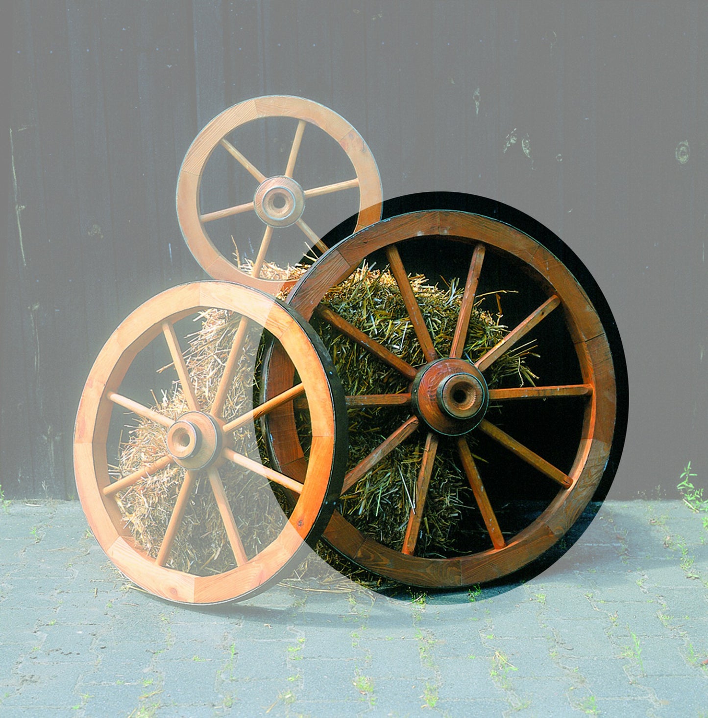 Wagenrad groß - Ø 90 cm