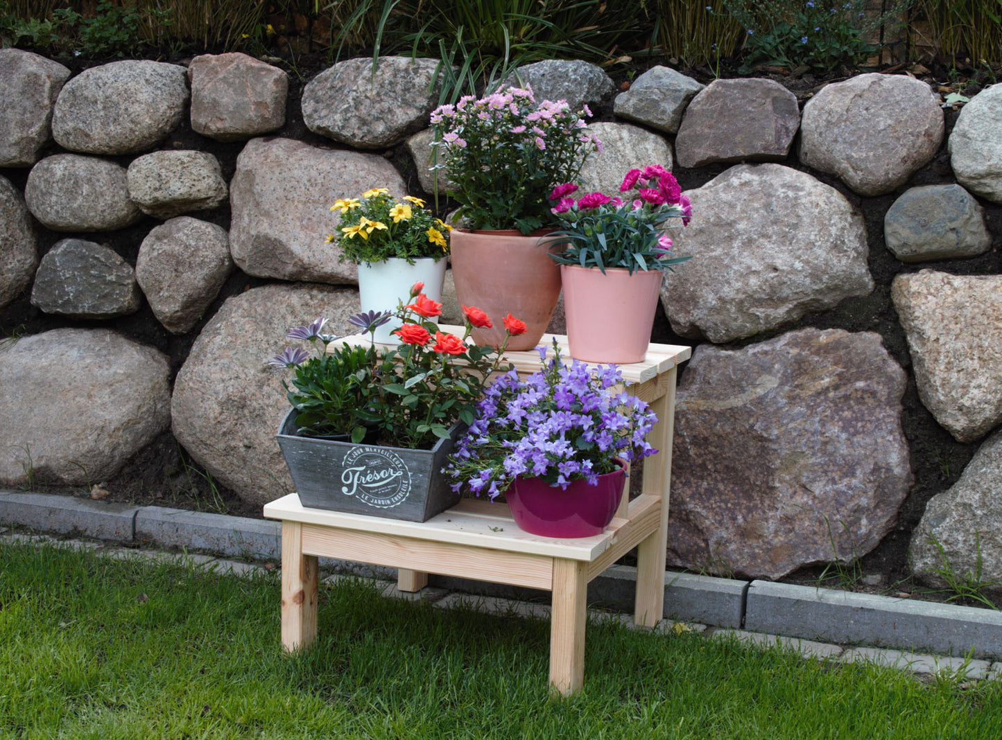 Blumentopfhocker "Olli", natur