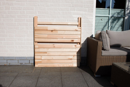 Klappbare Blumentreppe, natur