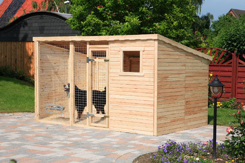 Hundezwinger mit Pultdach promadino