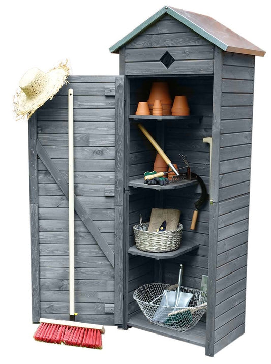 Gartenschrank "Babylon", grau