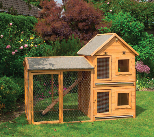 Kleintiervilla "Maxi" m. Erweiterung+Auslaufgehege