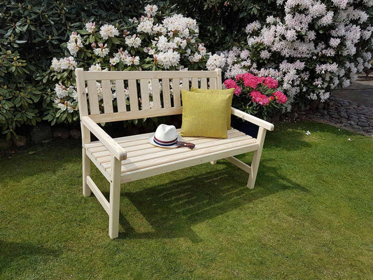 Gartenbank "Johanna" 2-Sitzer, natur