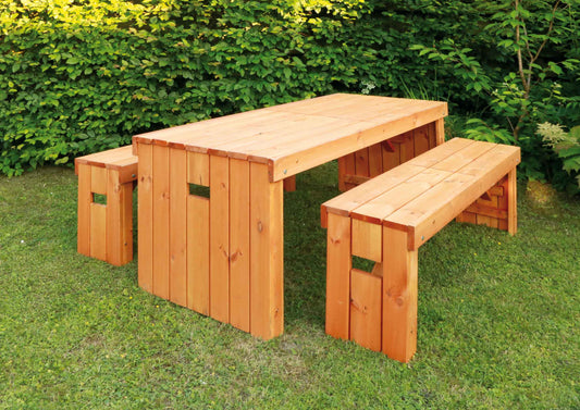 Holz-Garnitur Rotterdam honigbraun