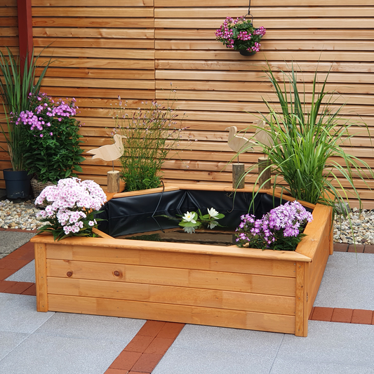 Hochteich mit 4 seitlichen Pflanzzonen