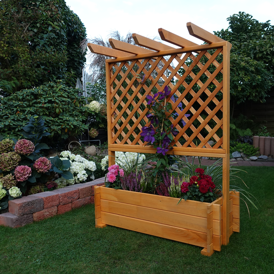 Rankkasten mit Pergola