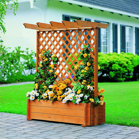 Rankkasten mit Pergola klein