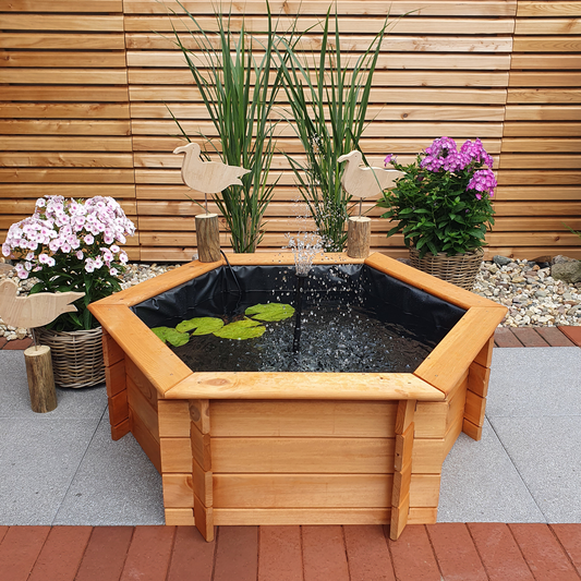 Sechseck-Hochteich 100cm