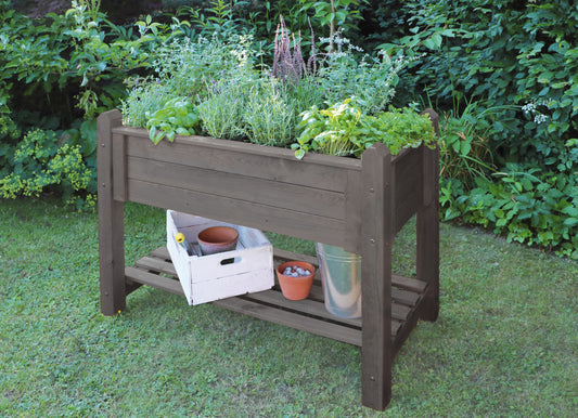 Kräuterbeet massiv, grau, klein