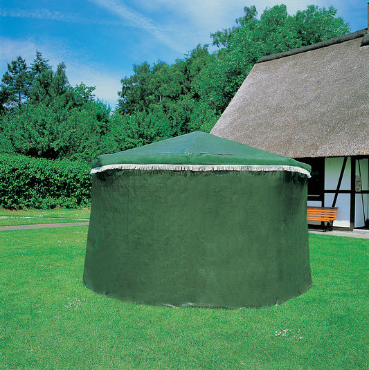 Pavillon "Rosenheim" mit grünem Dach, Set komplett