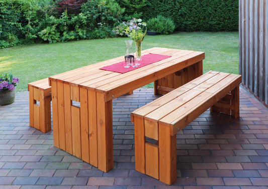 Holz-Garnitur Rotterdam honigbraun