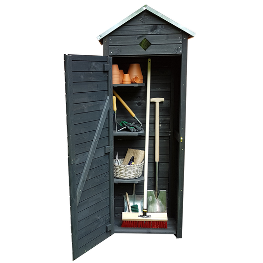 Gartenschrank "Babylon" anthrazit