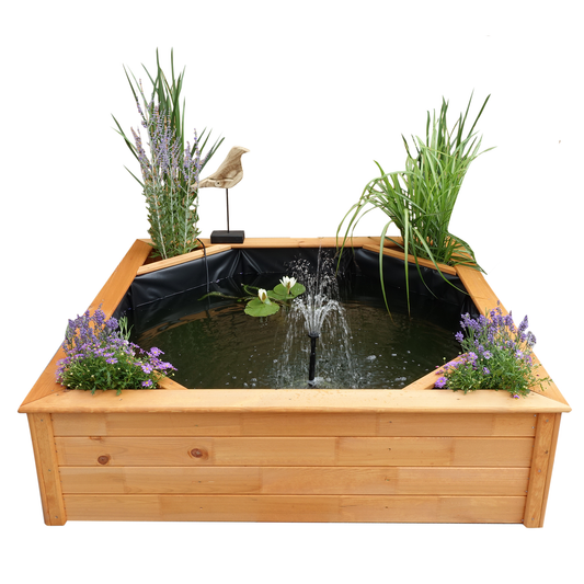 Hochteich mit 4 seitlichen Pflanzzonen