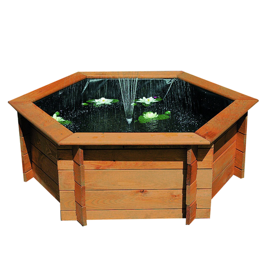 Sechseck-Hochteich 200cm